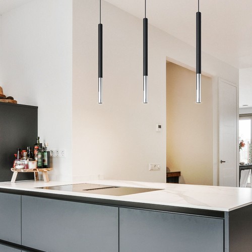 Lampadario nero fiamma - lampadario, 3-fiamma