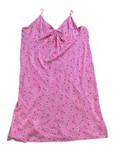 Abito midi rosa floreale con spalline Marks & Spencer Ghost taglia 26
