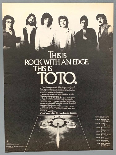 Toto originale 1979 poster - originale,