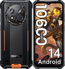 WP28E Rugged Smartphone 2025 Android 14-10600Mah Telefono Indistruttibile, 16GB+