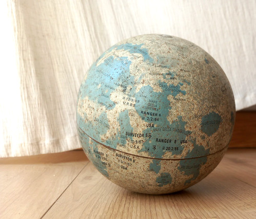 Mappamondo lunare vintage 1967 - lunare,
