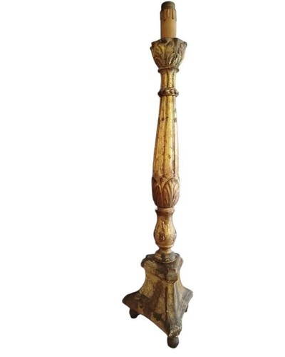 Torciere legno dorato - , epoca