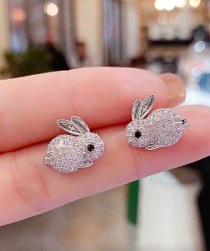 Orecchini coniglio argento - ,