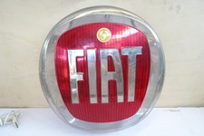 Insegna fiat con logo abarth - con,