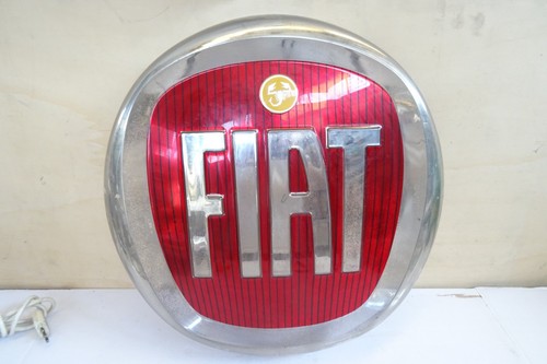 Insegna fiat con - logo, abarth