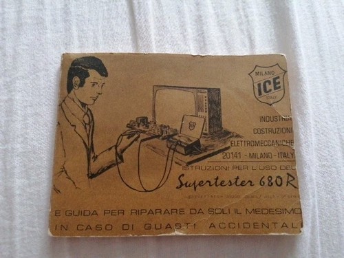 Istruzioni uso supertester 680 - supertester,