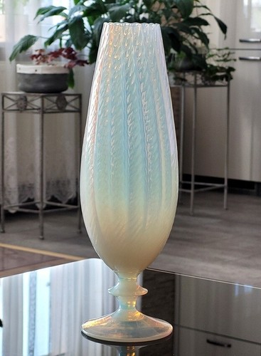 Vaso vetro opalino stelvia - vaso, in