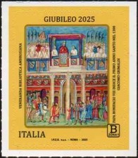 ITALIA 2024 GIUBILEO 2025 BIBLIOTECA AMBROSIANA 1 VAL. ADESIVO