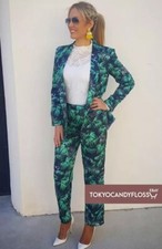 Pantaloni Tropicali Verdi Zara