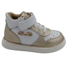 4us Paciotti Sneakers Alta Junior Bambina 43150 Platino