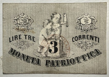 Moneta Patriottica 3 Lira -