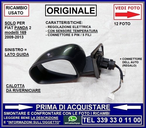 Specchietto sinistro guida reg - guida,