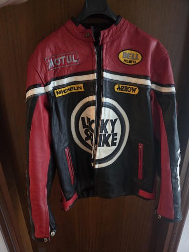 Giacca pelle moto uomo - pelle,