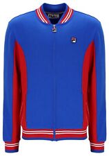 FILA Vintage Borg Wimbledon Settanta Tennis Pista Top Rosso/Blu