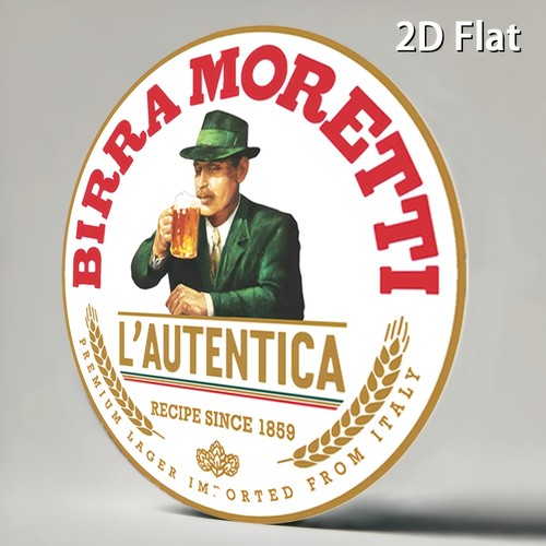 Flat vintage birra - flat],