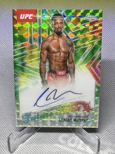 2025 Topps Chrome UFC - Future Stars Autografi Lerone Murphy Verde Geometrico 99
