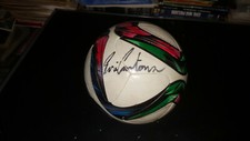 PALLONE CALCIO AUTOGRAFATO DA ERIC CANTONA VINTAGE