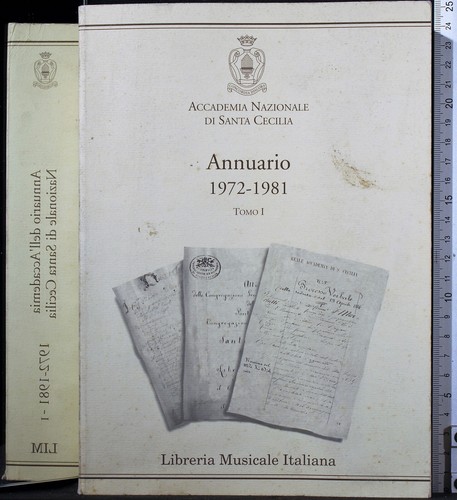 Annuario 1972 1981 tomo i - annuario,