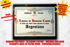 Laurea quadro tifoso calcio calciatore squadra sport Argentana argenta ferrara