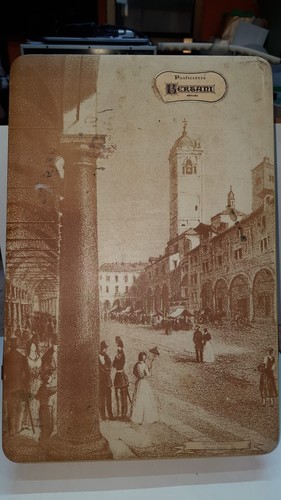 Scatola latta biscottini - di,