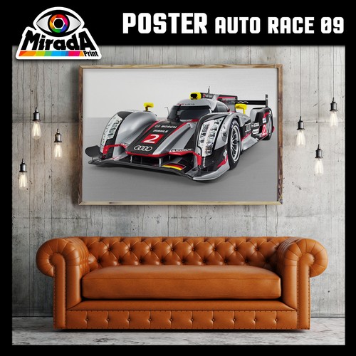Poster auto race - , mans