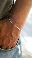 Bracciale rigido argento - bracciale,