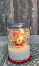Christmas lantern with Santa