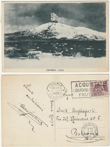 Catania etna viagg - -, 1926