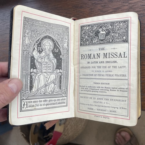 Antique book roman missal - antique,