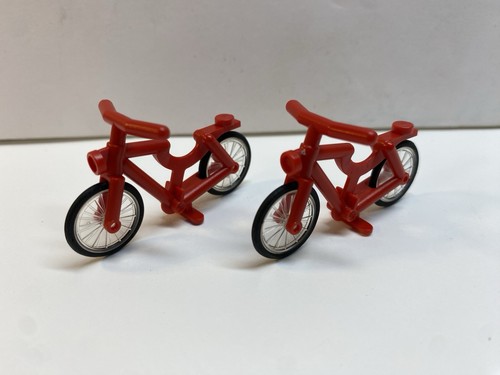 Lego minifig rosso bici - minifig,