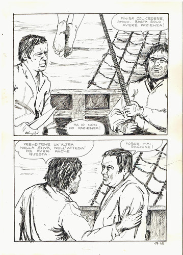 Milo manara original comic - milo,
