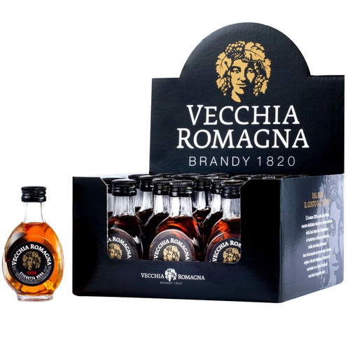 Vecchia romagna brandy - vecchia, mignon