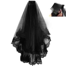 Gotico Matrimonio Velo Pizzo