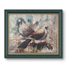 Dipinto olio su tela Columba