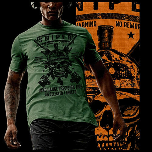 Shirt cecchino militare - t-shirt,