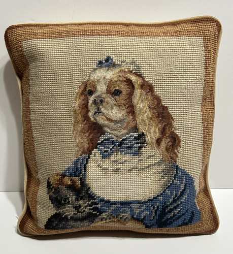 Cuscino punto ago cane - , petit
