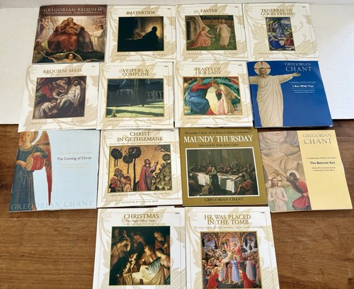 Gregorian chant cds - 14,