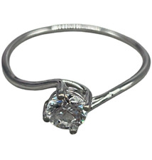 SOLITARIO DI ORO BIANCO 18KT