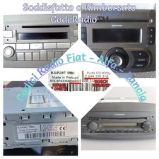 CODICI RADIO SBLOCCO FIAT -