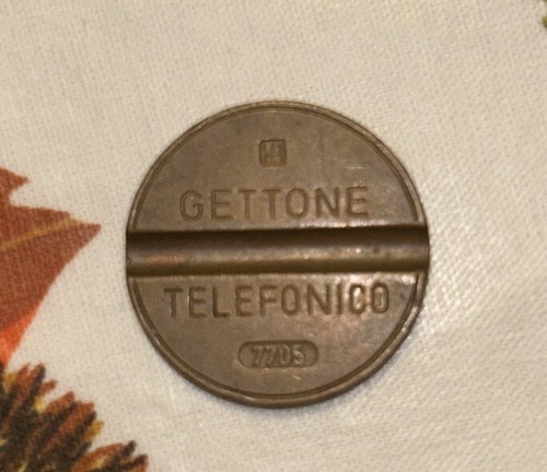 Gettone telefonico 7705 raro - gettone,