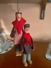 Pupazzi Di Legno Burattini Uomo Donna