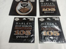 Four harley davidson patches - four, harley-davidson