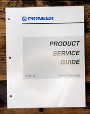 Pioneer prod service guide vol - pioneer,