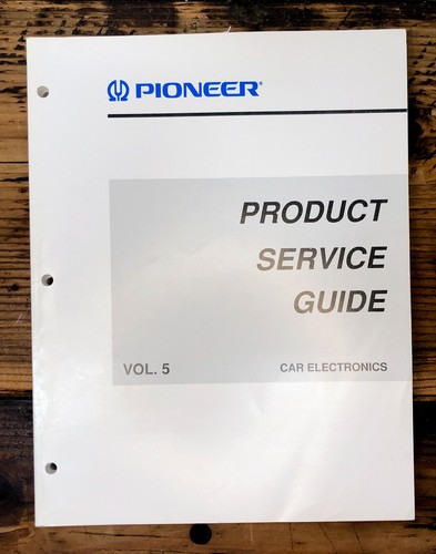 Pioneer prod service guide - pioneer,