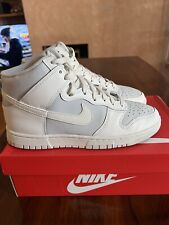 NIKE DUNK HIGH RETRO SUMMIT WHITE PURE PLATIMUM US 9/5 - EU 43 USATE POCO