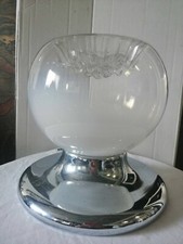 Mazzega Murano Glass Steel