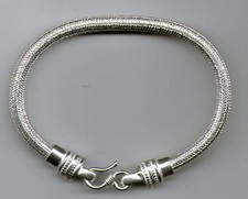 bracciale bagno argento