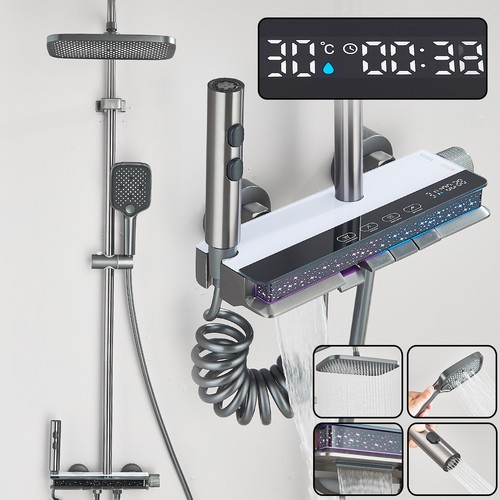 Rubinetto doccia lcd - lcd, grigio