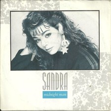 SANDRA 45 GIRI DEL 1987  MIDNIGHT MAN  / MIRROR OF LOVE
