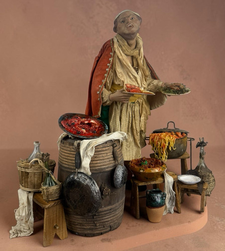 Cuoco oste presepe - cuoco, cm